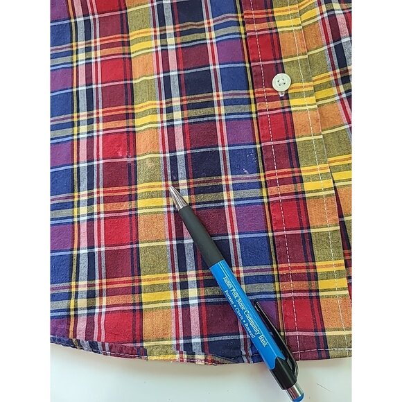 Cruel Girl Shirt Women XL Western Cowgirl Rodeo Button Down Red Plaid - Picture 13 of 15